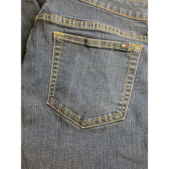 Tommy Hilfiger Womens Size 12 Cropped Jeans Dark Denim 2016 Tag - Picture 14 of 14